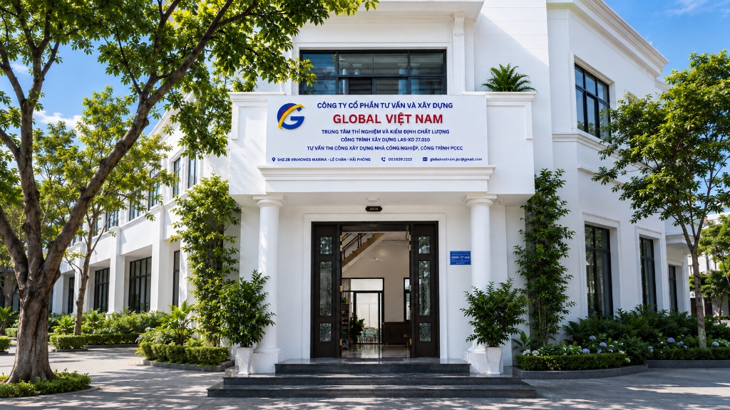 Trụ sở Công ty CP Tư vấn và Xây dựng Global Việt Nam tại Vinhomes Marina Hải Phòng